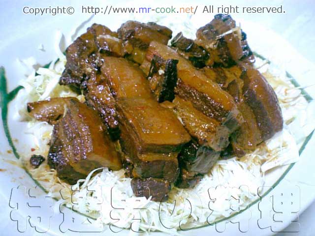 時間をかけて作る本格豚の角煮のレシピ | 特選男の料理