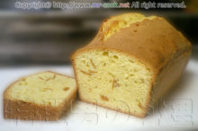 オレンジピール入りパウンドケーキ